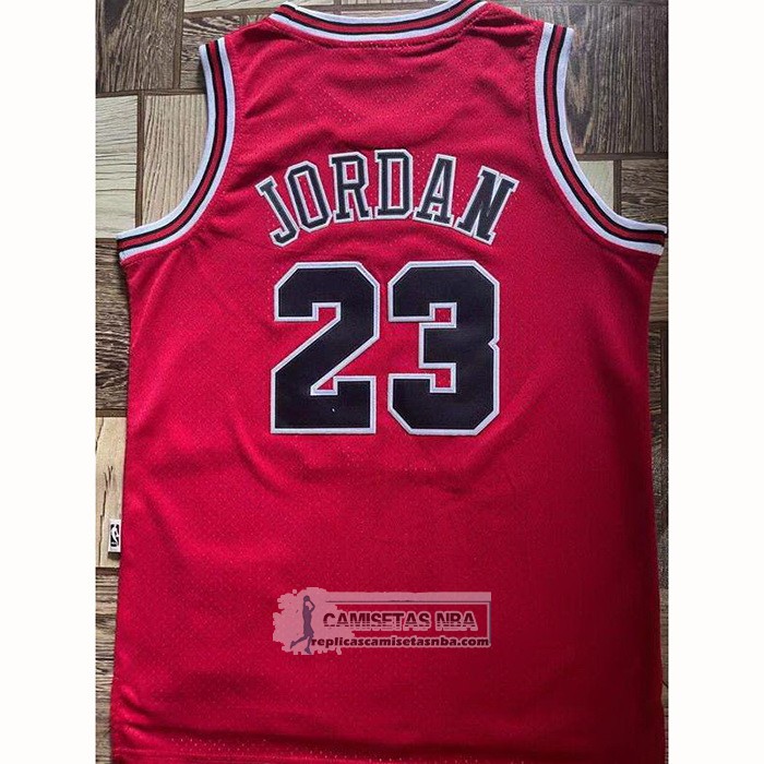 Camiseta Nino Chicago Bulls Michael Jordan NO 23 Mitchell & Ness 1997-98 Rojo